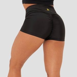 RYDERWEAR black scrunch booty shorts